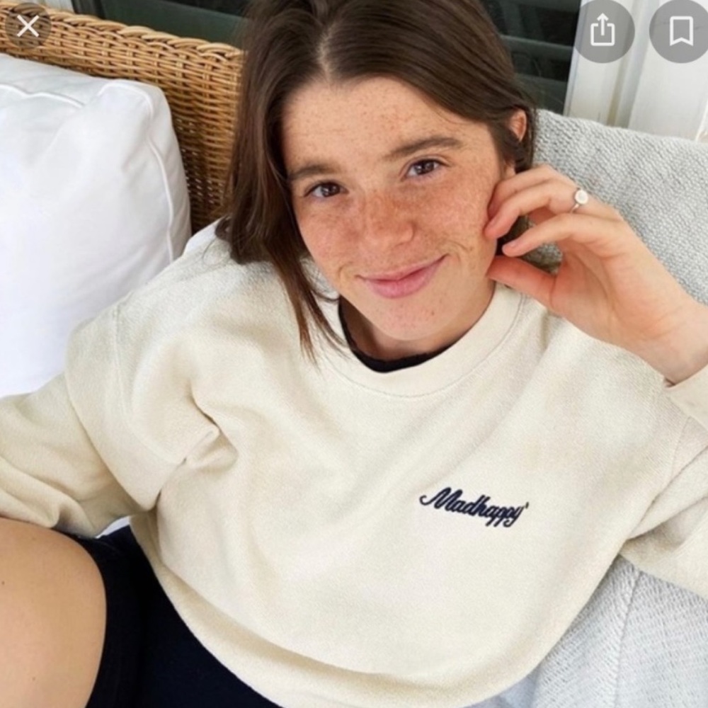 MADHAPPY CROP CREWNECK